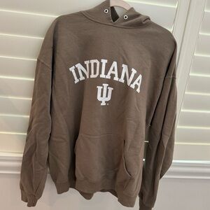 Light Brown IU Oversized Hoodie